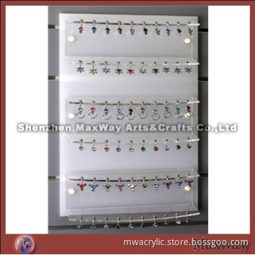 Write wall mounted Acrylc/Lucite Jewelry/Earring Holder/Display Rack
